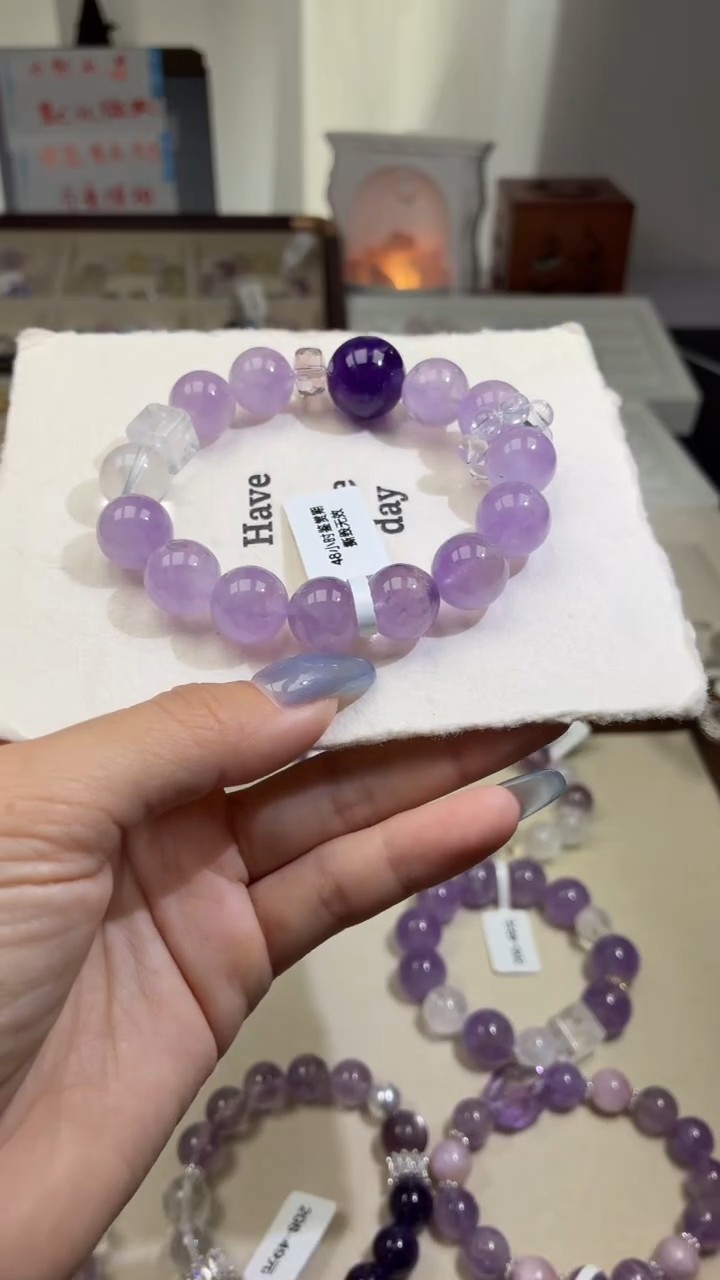 未镶嵌手串水晶210 (天然水晶默认有瑕,介意者勿拍)