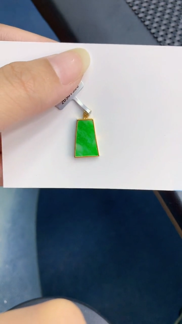 【闪购商品】翡翠颈饰18K金镶嵌000000008