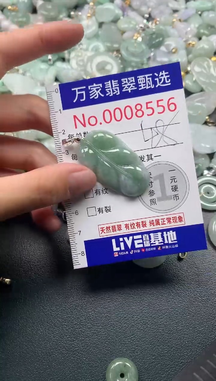 吊坠(不含链)未镶嵌翡翠8556