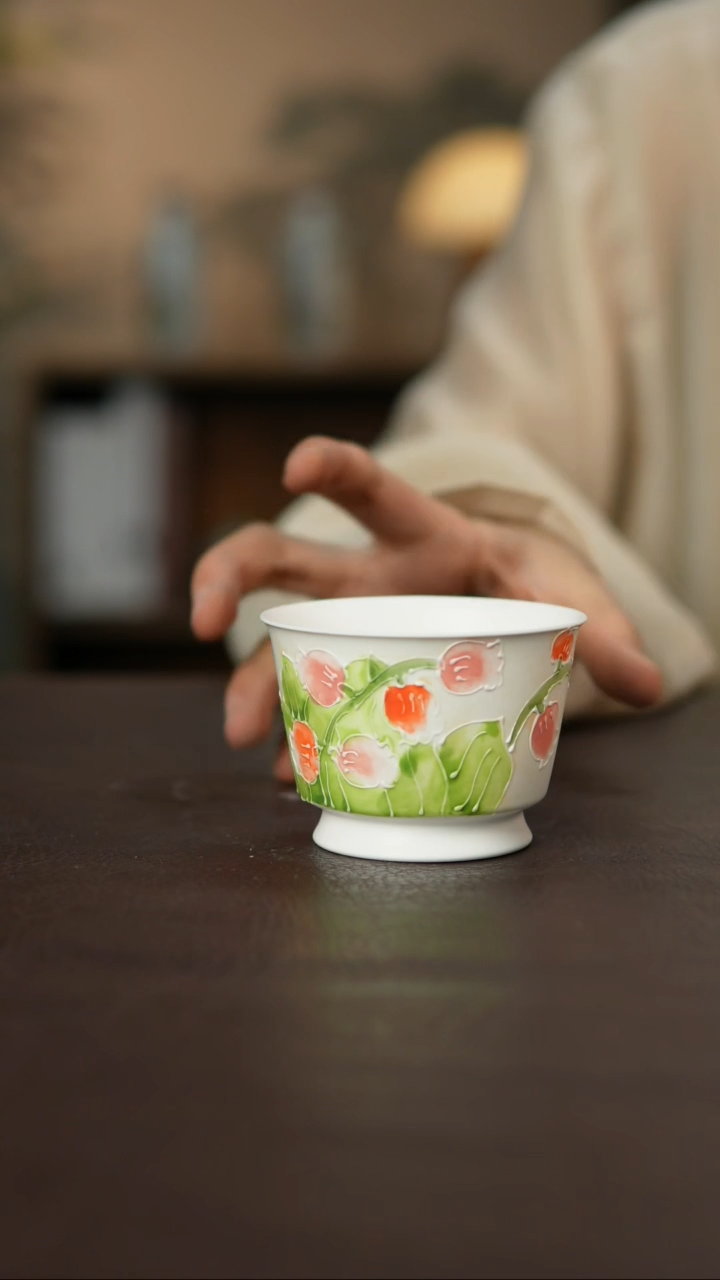 杯景德柴烧手作多人瑕疵