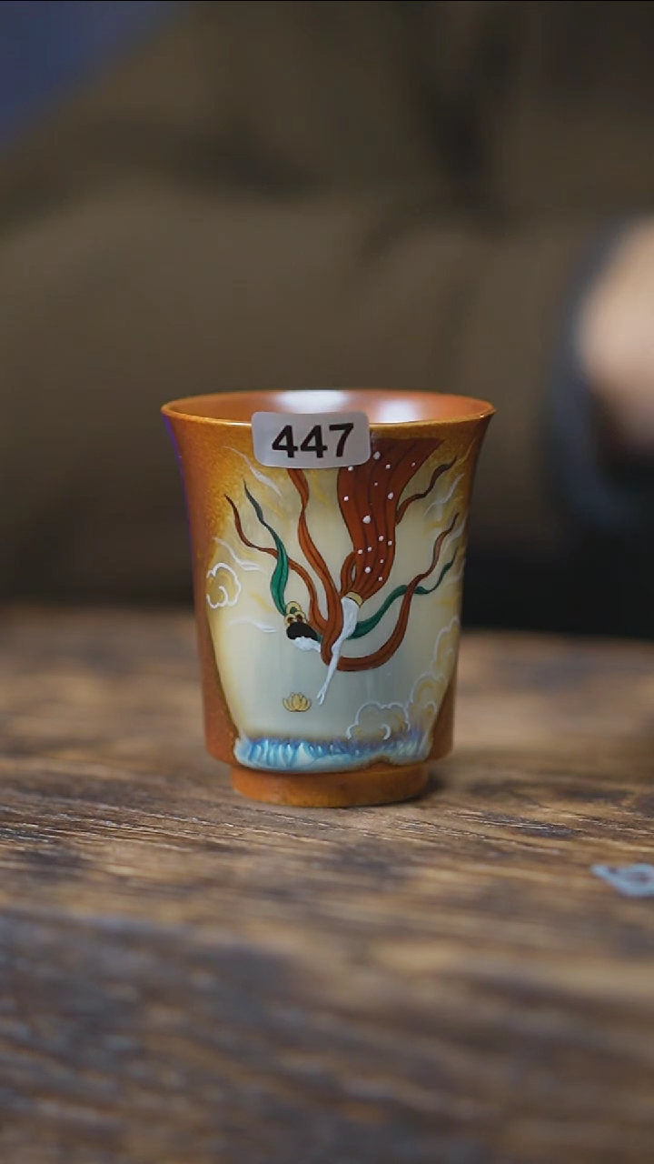 【闪购商品】447手绘系列飞天神女单杯