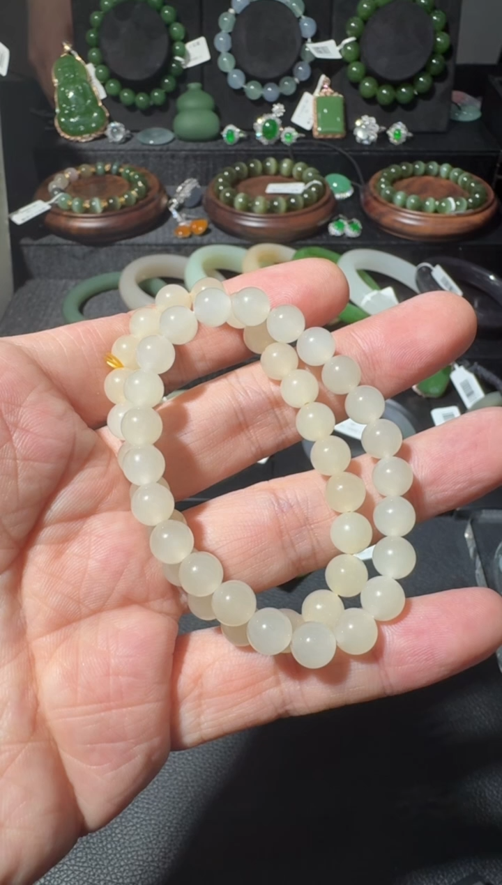 未镶嵌手串和田玉XG 手串多样性二发一件