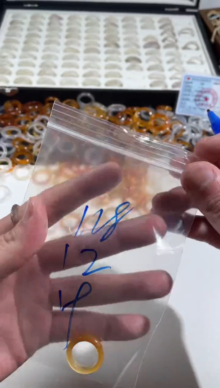 【闪购商品】玛瑙/玉髓戒指未镶嵌118