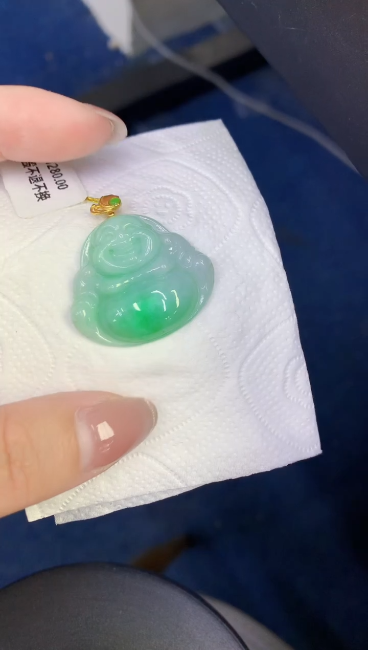 颈饰未镶嵌翡翠缅甸天然翡翠A货693