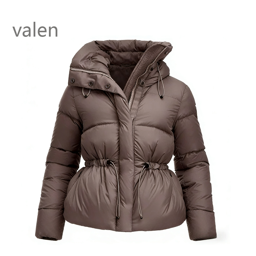 【valen】高端90%白鹅绒羽绒服女款新品
