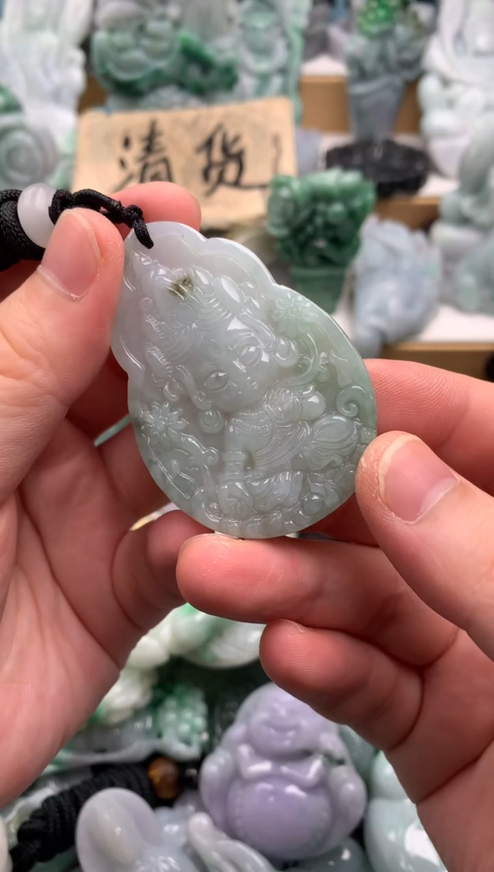 吊坠(不含链)未镶嵌翡翠1