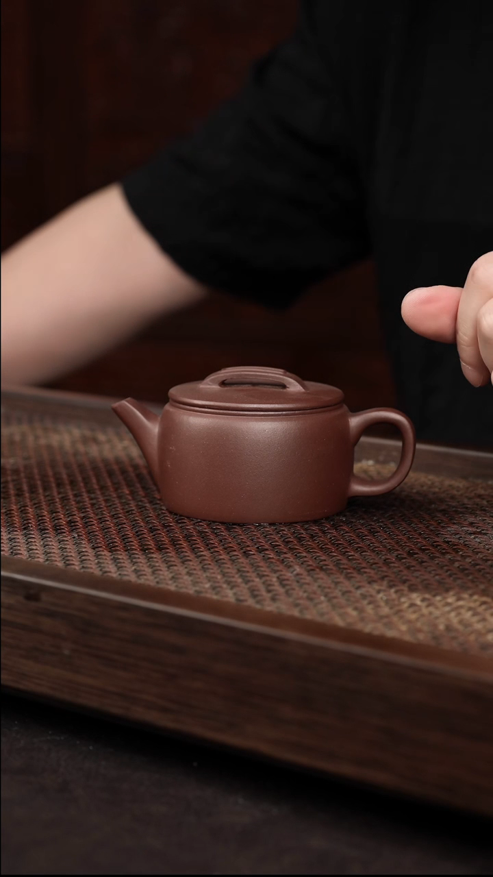 茶壶紫砂底槽清折嘴汉瓦