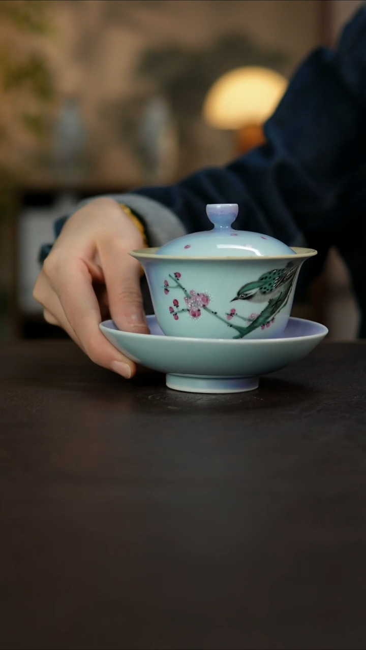 杯景德镇陶瓷杯碗柴烧多人