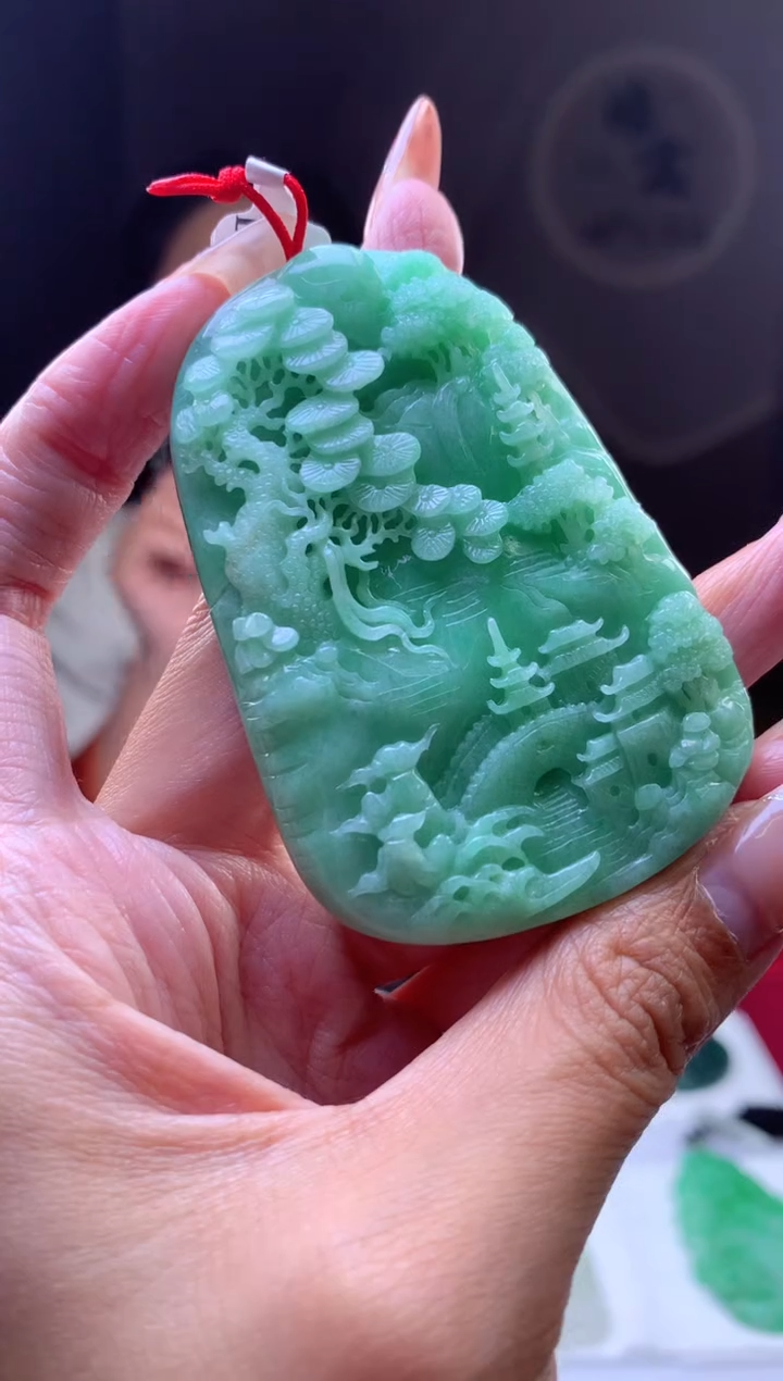 【闪购商品】定制翡翠未镶嵌挂件发货（拍一发一）