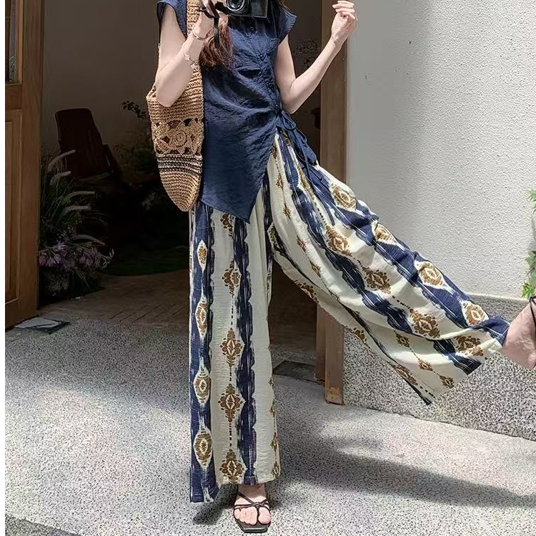 （701-750）曼姐 非图片款 休闲运动套装轻薄阔腿运动风时髦女外穿