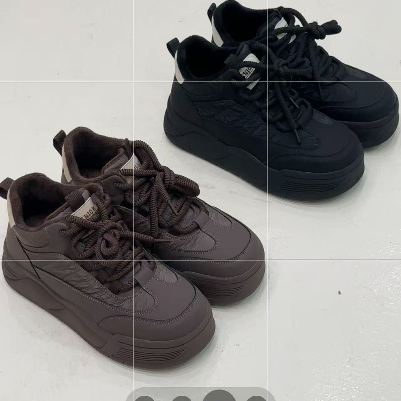 卓依冬款-冬季百搭加绒保暖时尚休闲鞋（6857-1）