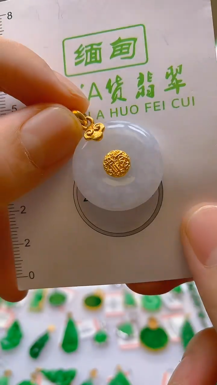 【闪购商品】翡翠颈饰18K金镶嵌新号开播，全场乱卖