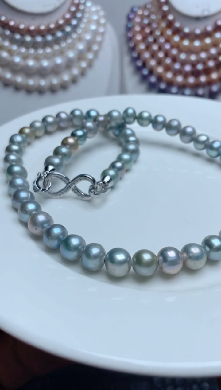 淡水珍珠未镶嵌颈饰0122