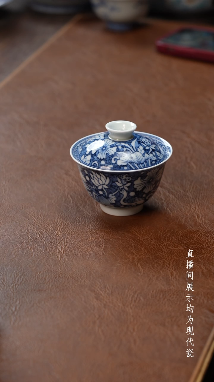 茶器茶器一鹭盖碗