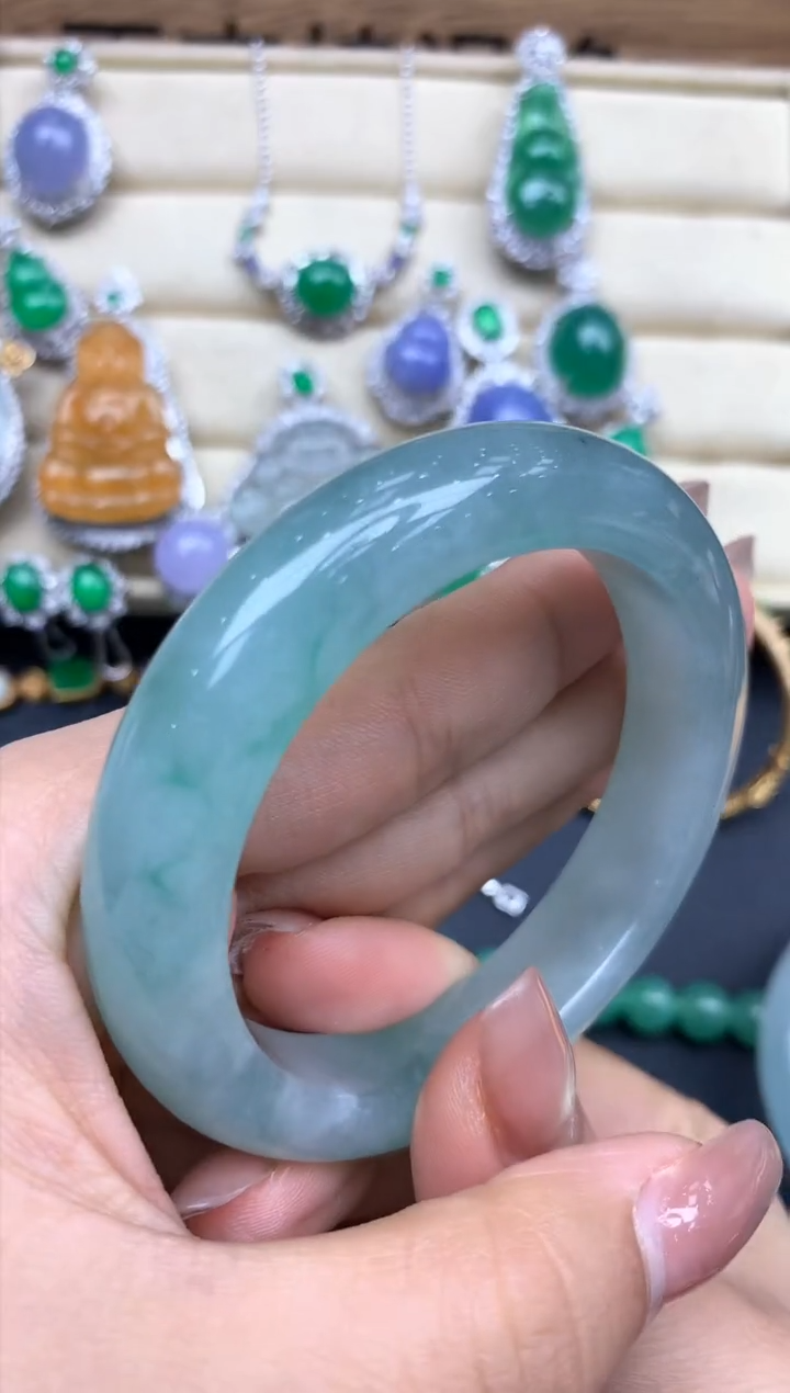 未镶嵌手镯翡翠D***y322-中国好珍宝