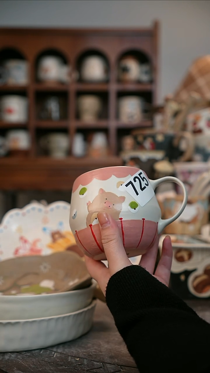 可爱川谷原创陶瓷12.14直播微瑕725