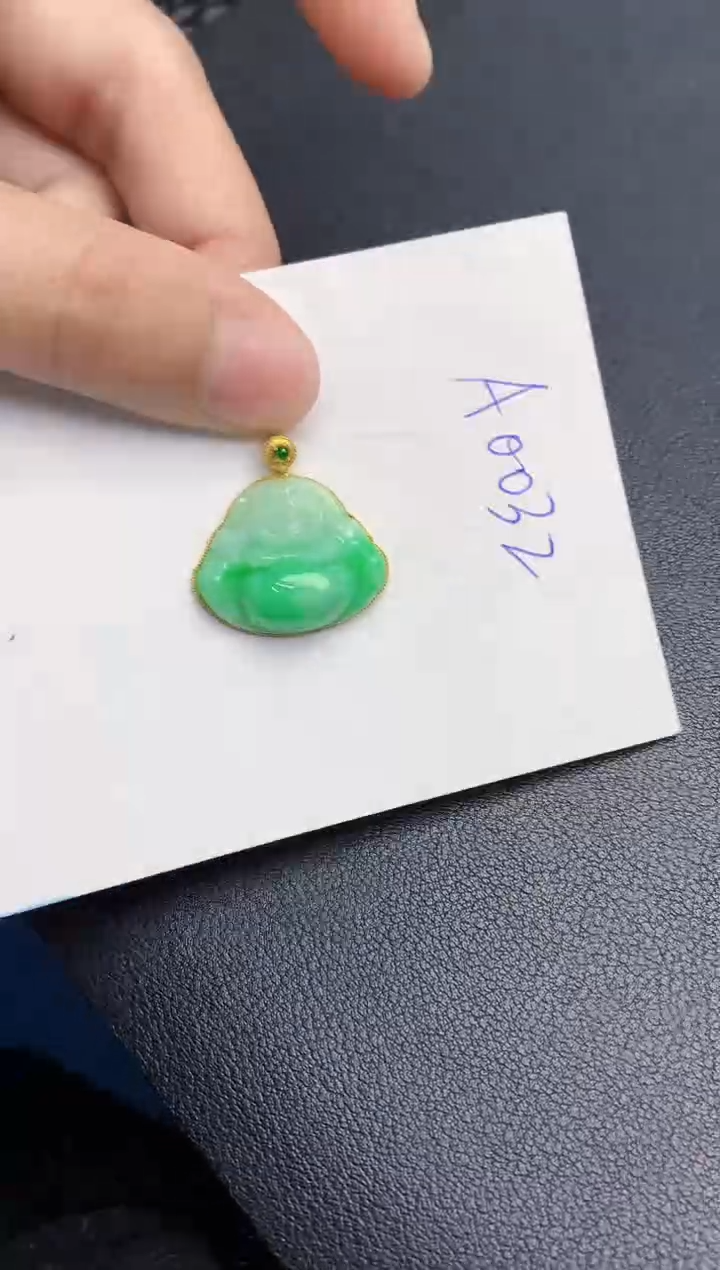 【闪购商品】翡翠颈饰18K金镶嵌000000000