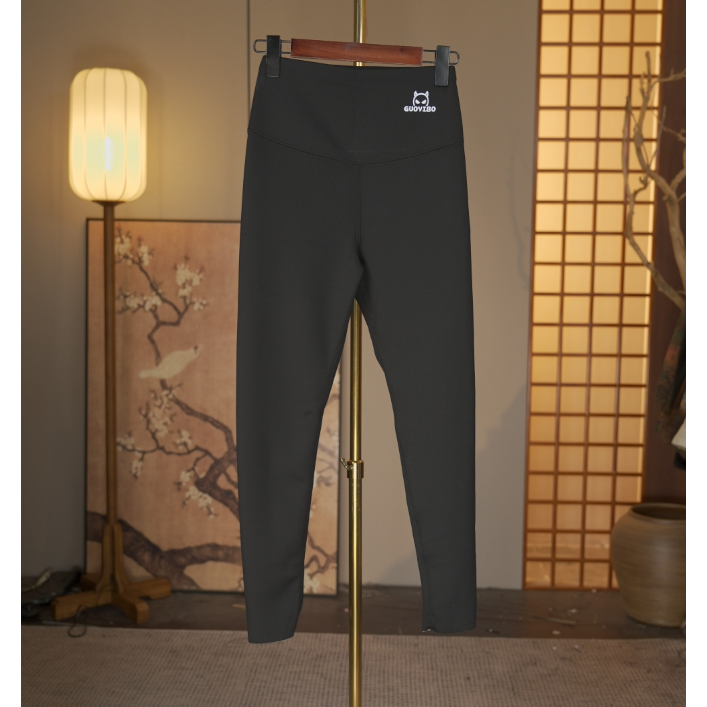 【云步生莲-打底裤】中式保暖打底裤4449