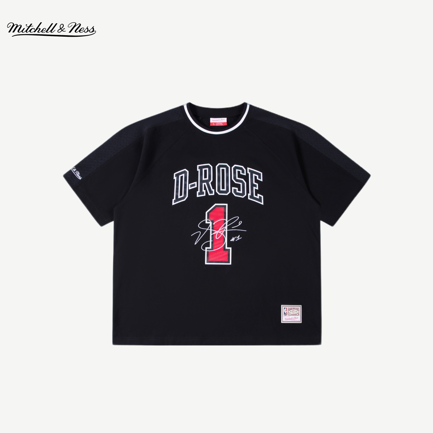 NBA官方MITCHELL & NESS罗斯球衣退役仪式Forever系列公牛短袖T