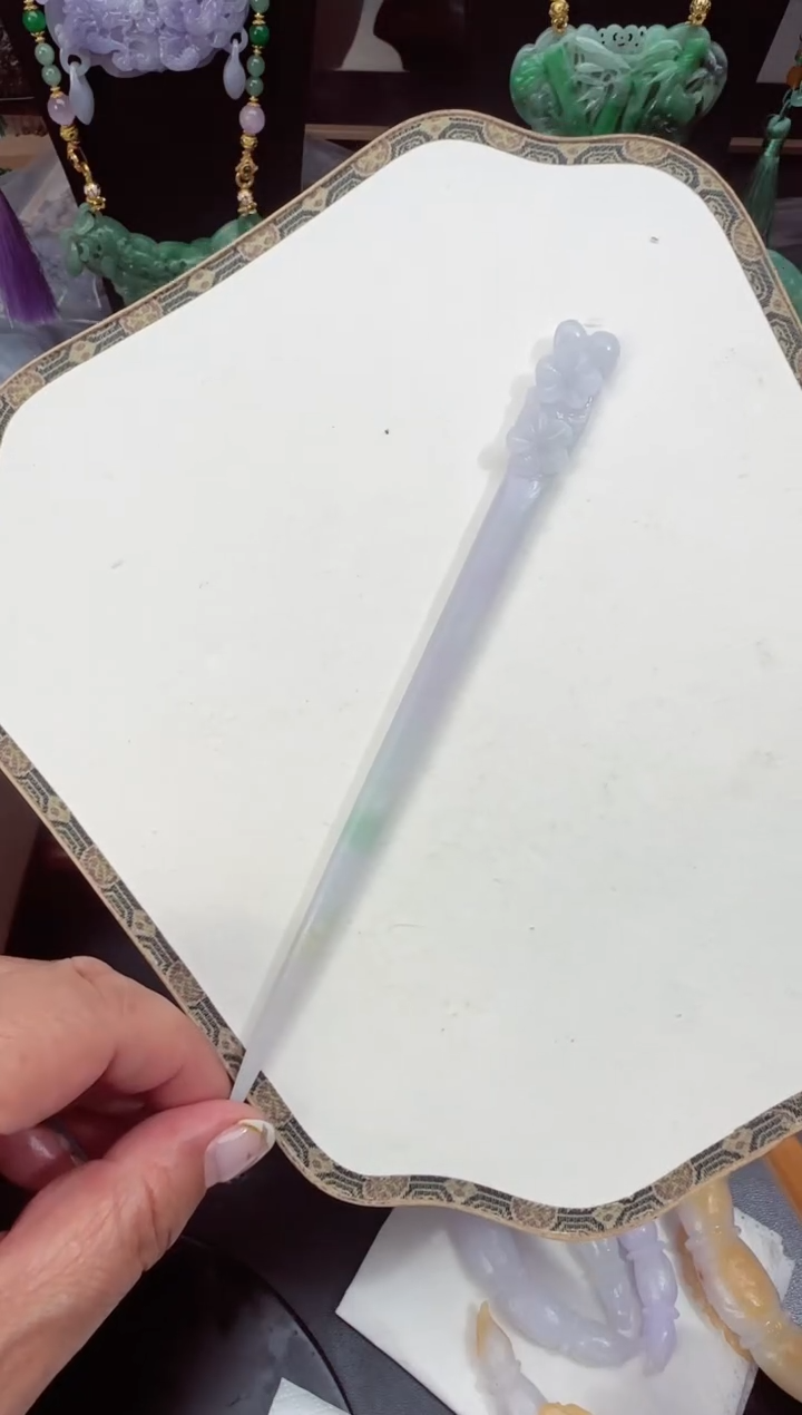 定制翡翠未镶嵌拍照