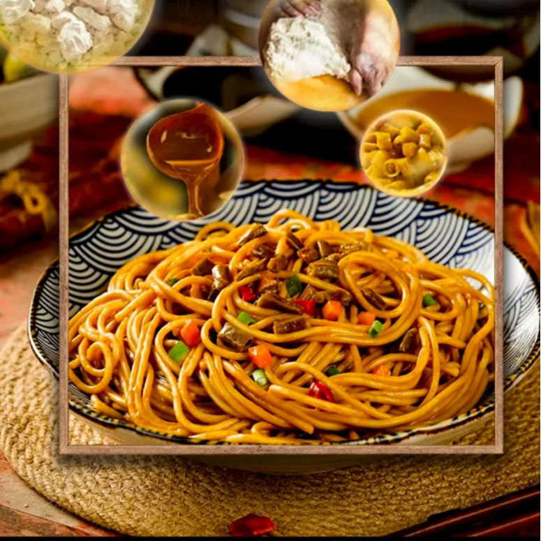 葛根热干面170g 过早面条3袋