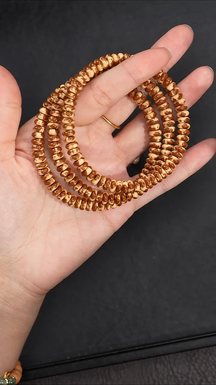 手串紫金鼠7mm火焰纹纯肉实心鼠