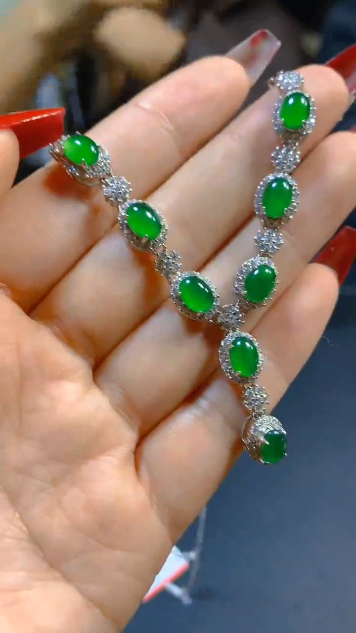 【闪购商品】翡翠套链未镶嵌0615631067多样性发一