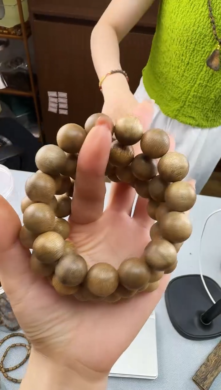 手串沉香1.5老惠安圆珠野料多样性发一