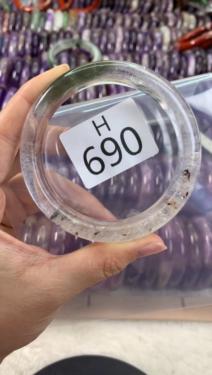 【闪购商品】水晶水晶手镯H未镶嵌690-62