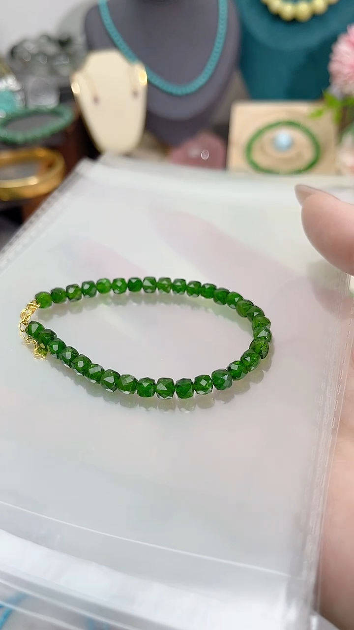 【闪购商品】透辉石手链银S925镶嵌299