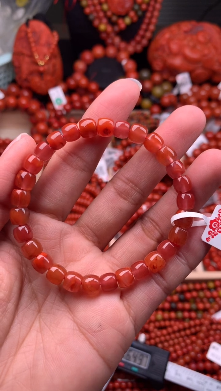 【闪购商品】南红玛瑙珠宝奇石未镶嵌7随机多样性/一条