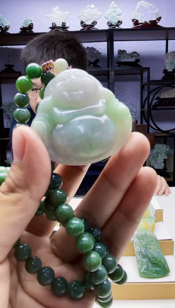 【闪购商品】定制翡翠未镶嵌毛货02020149多样性发其一