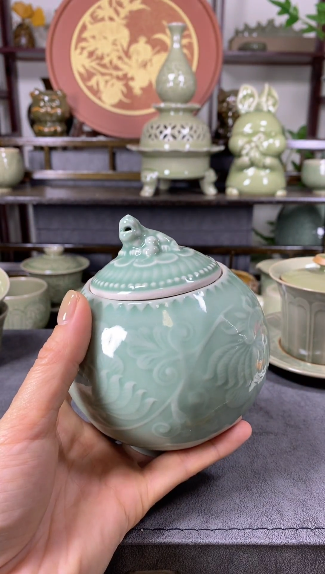 特价处理 耀州茶叶罐 一个