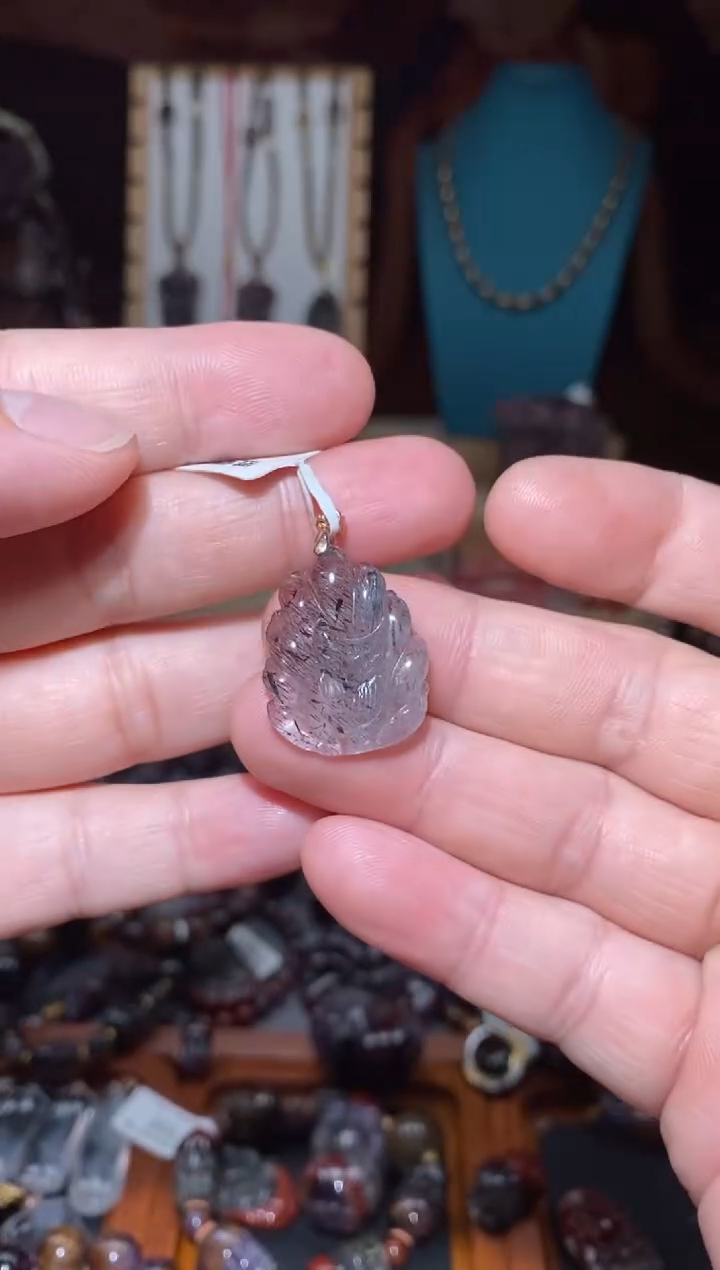 【闪购商品】水晶超七凤九吊坠未镶嵌多样性