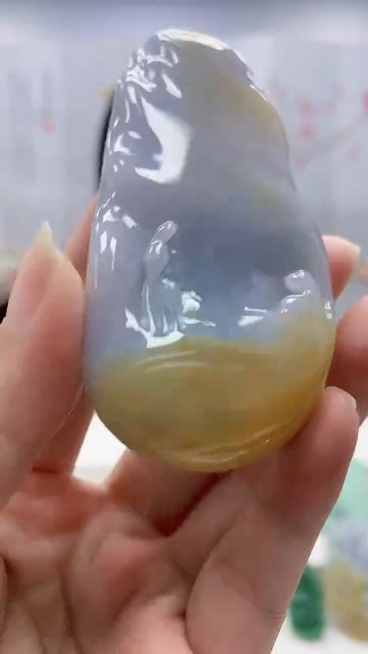 定制翡翠未镶嵌4852ms-毛货51悟道