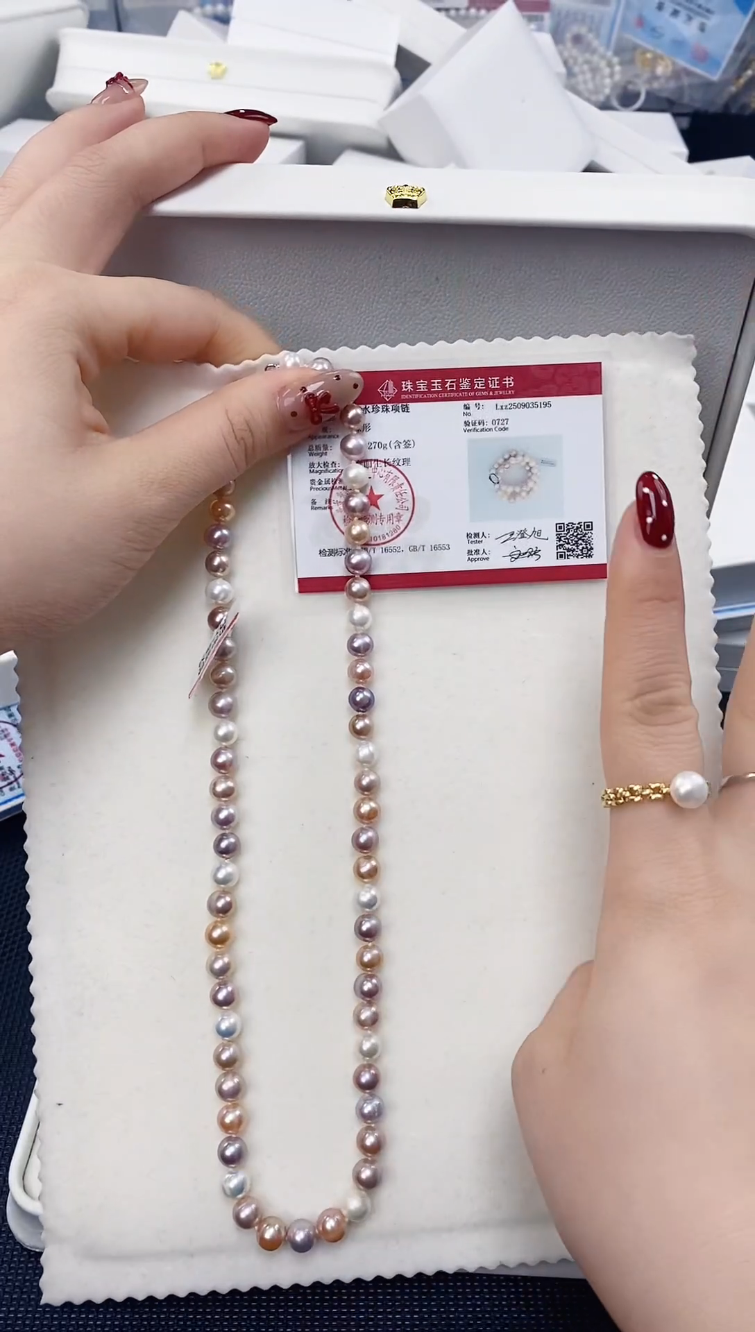 未镶嵌耳饰淡水珍珠XL1057