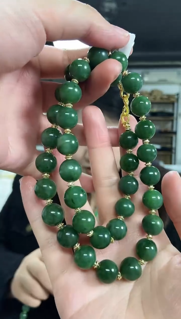 【闪购商品】和田玉项链合金多样性发其一颜色微差