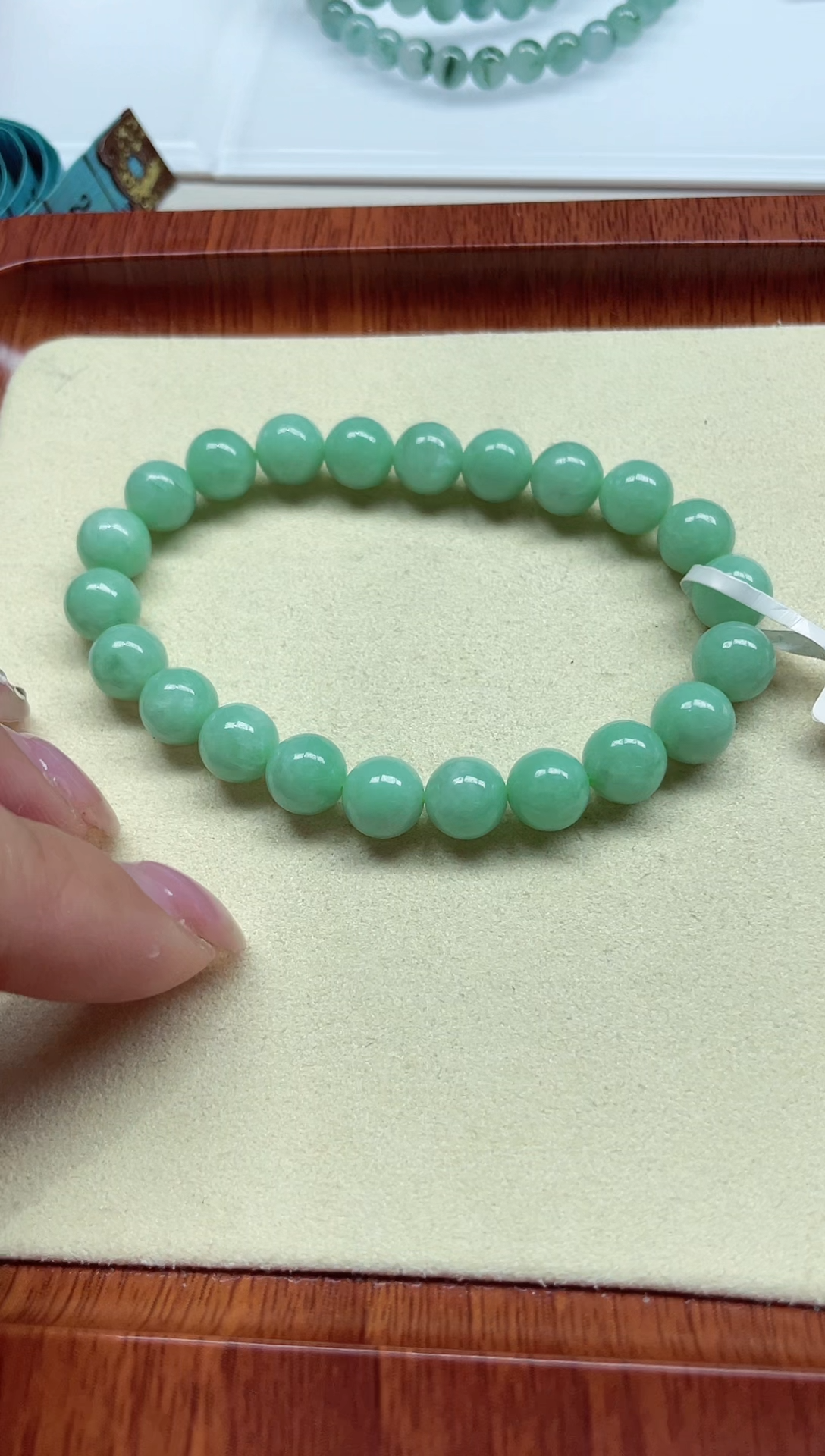 【闪购商品】翡翠手链未镶嵌缅甸翡翠 卡8.2