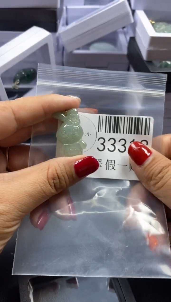 【闪购商品】翡翠吊坠(不含链)未镶嵌33313