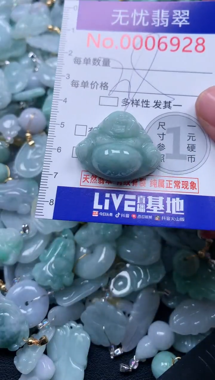 颈饰未镶嵌翡翠6928