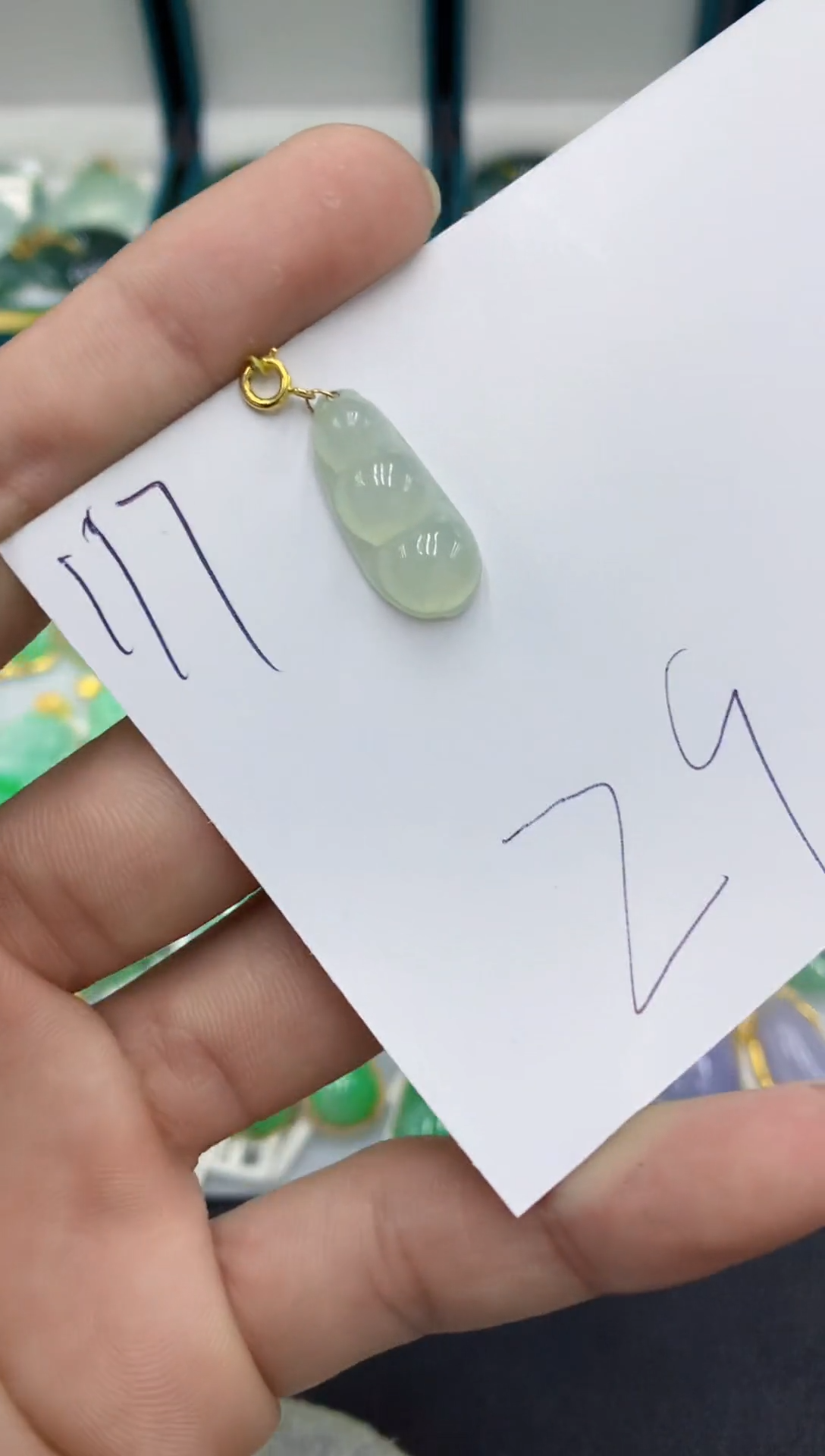 【闪购商品】翡翠颈饰18K金镶嵌翡翠