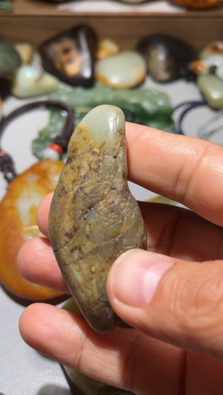 未镶嵌和田玉（子料）挂件 和田玉（子料）