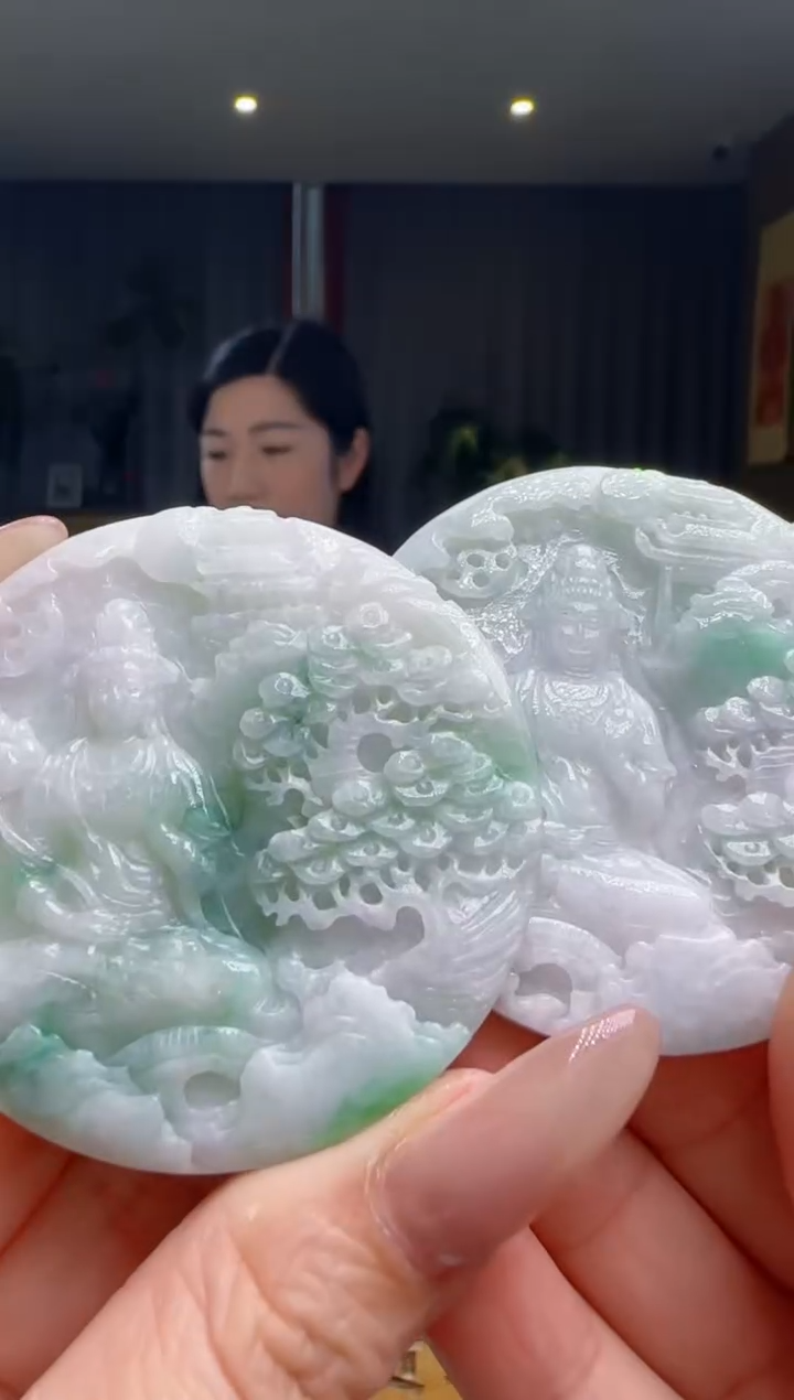 【闪购商品】翡翠颈饰未镶嵌多样性发其一YJ@@60B7J12450