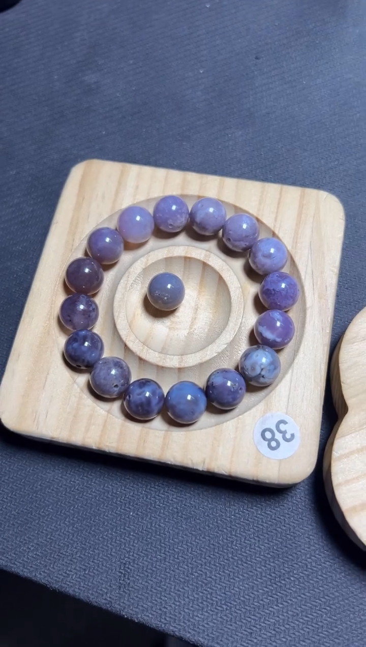 未镶嵌手链石英质玉蓝****?108