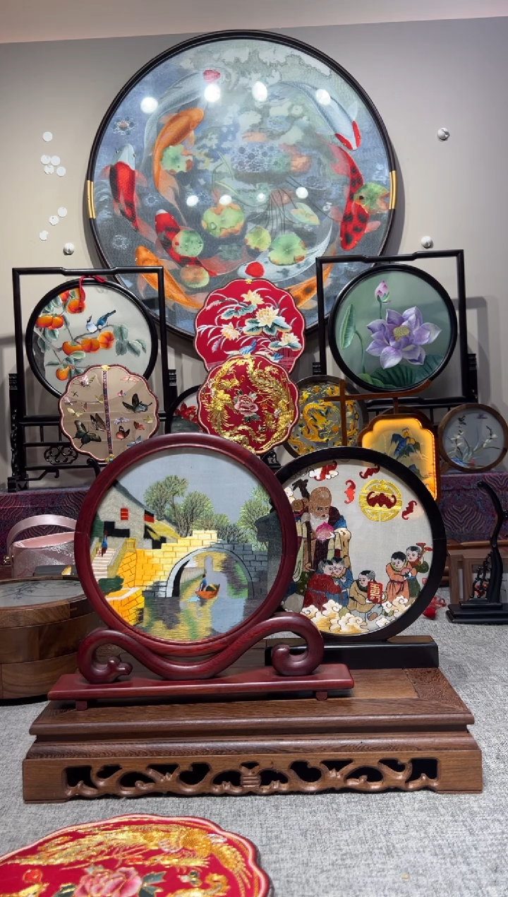 刺绣纯手工苏绣双面绣