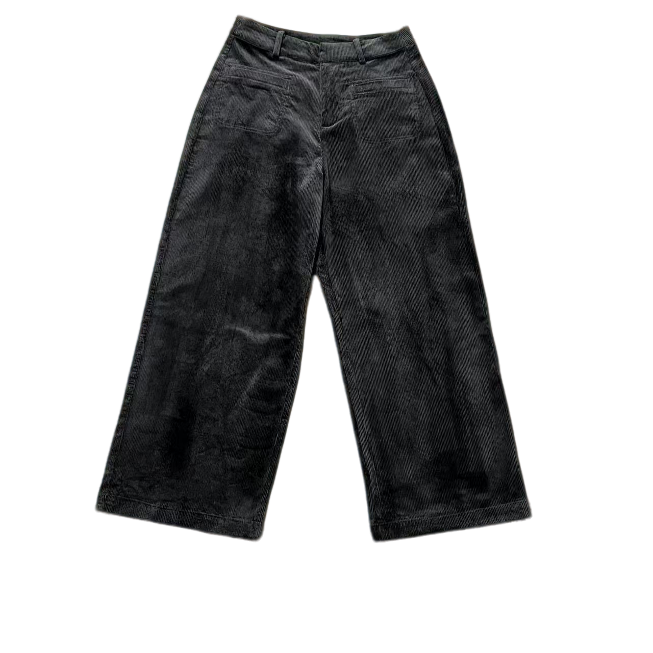 一半---灯芯绒直筒九分裤2591701