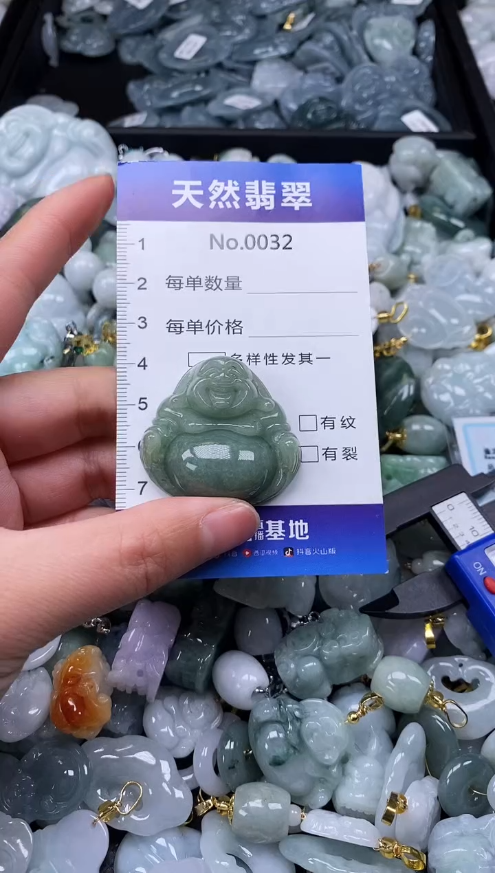 【闪购商品】翡翠颈饰未镶嵌缅甸A货翡翠0032