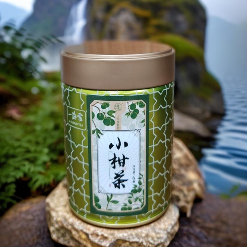 一盏雲小柑茶安化黑茶