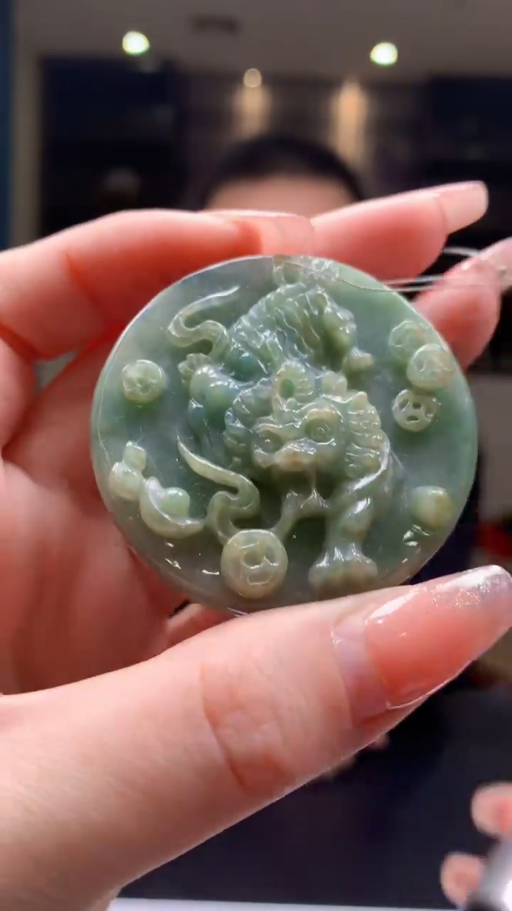 【闪购商品】翡翠颈饰未镶嵌1074-jj挂件5