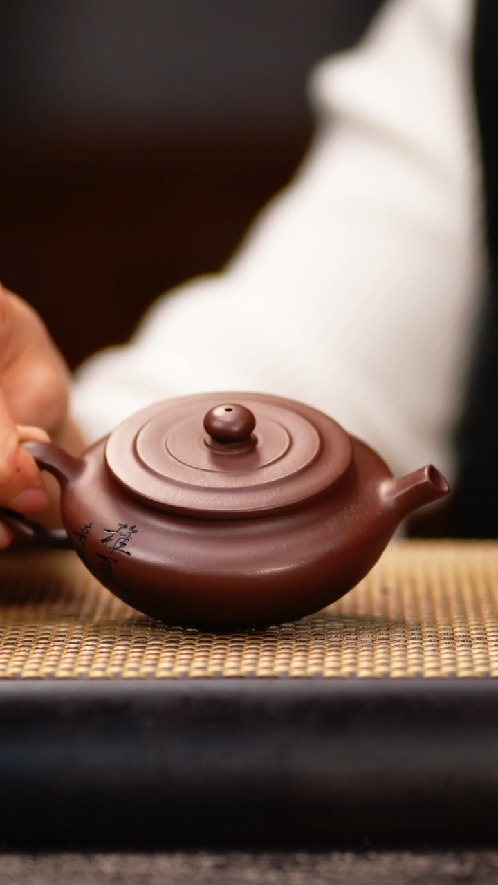 YPZQ72老紫泥 云溪壶